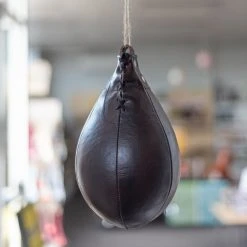 Indepal Man Cave Gifts Vintage Style Leather Boxing Speed Bag