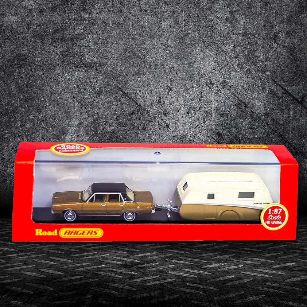 Cooee Classics Travel Gifts 1970 Valiant VG Regal With Caravan 1:87 Scale Die Cast Model 3 Cooee Classics Travel Gifts 1970 Valiant VG Regal With Caravan 1:87 Scale Die Cast Model