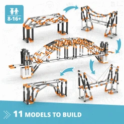 Johnco Engino STEM Structures Kit: Buildings & Bridges