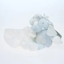 Landmark Concepts Blue Plush Elephant With Cuddle Blanket Baby Shower Gifts