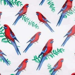 IsAlbi Australian Native Birds Reusable Zip Snack Bags | Set Of 8