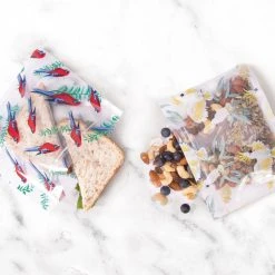 IsAlbi Australian Native Birds Reusable Zip Snack Bags | Set Of 8