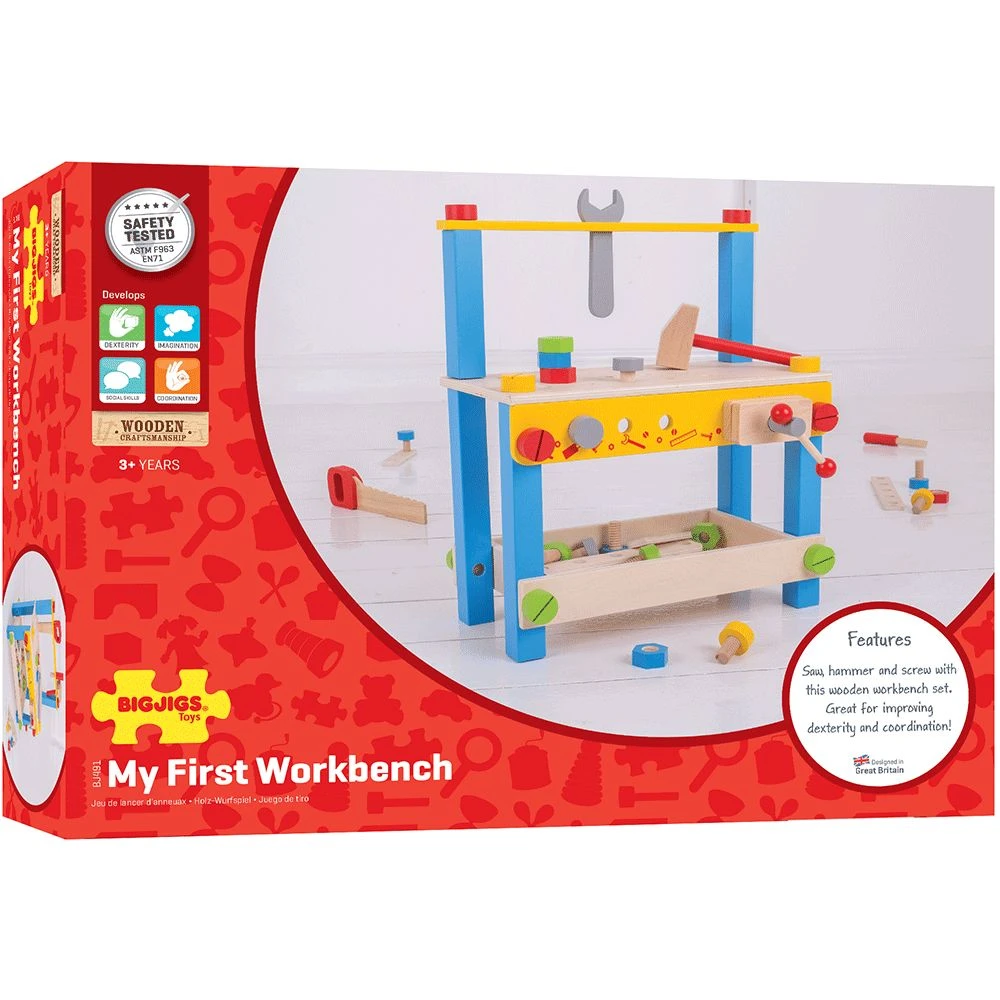 Artiwood My First Workbench Wooden Toy Set Gifts For Boys 6 Artiwood My First Workbench Wooden Toy Set Gifts For Boys