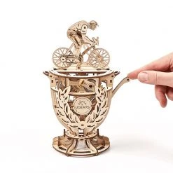 Ugears Automation Cyclist Mechanical Model Kit