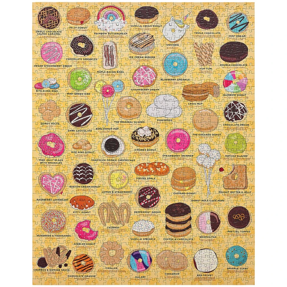 IsAlbi Donut Lover's 1000 Piece Puzzle 3 IsAlbi Donut Lover's 1000 Piece Puzzle