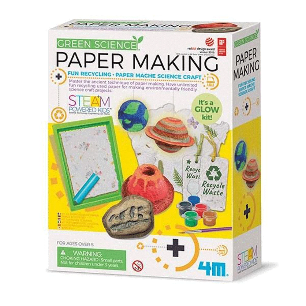 Johnco For Dad Paper Making Green Science Kit 3 Johnco For Dad Paper Making Green Science Kit