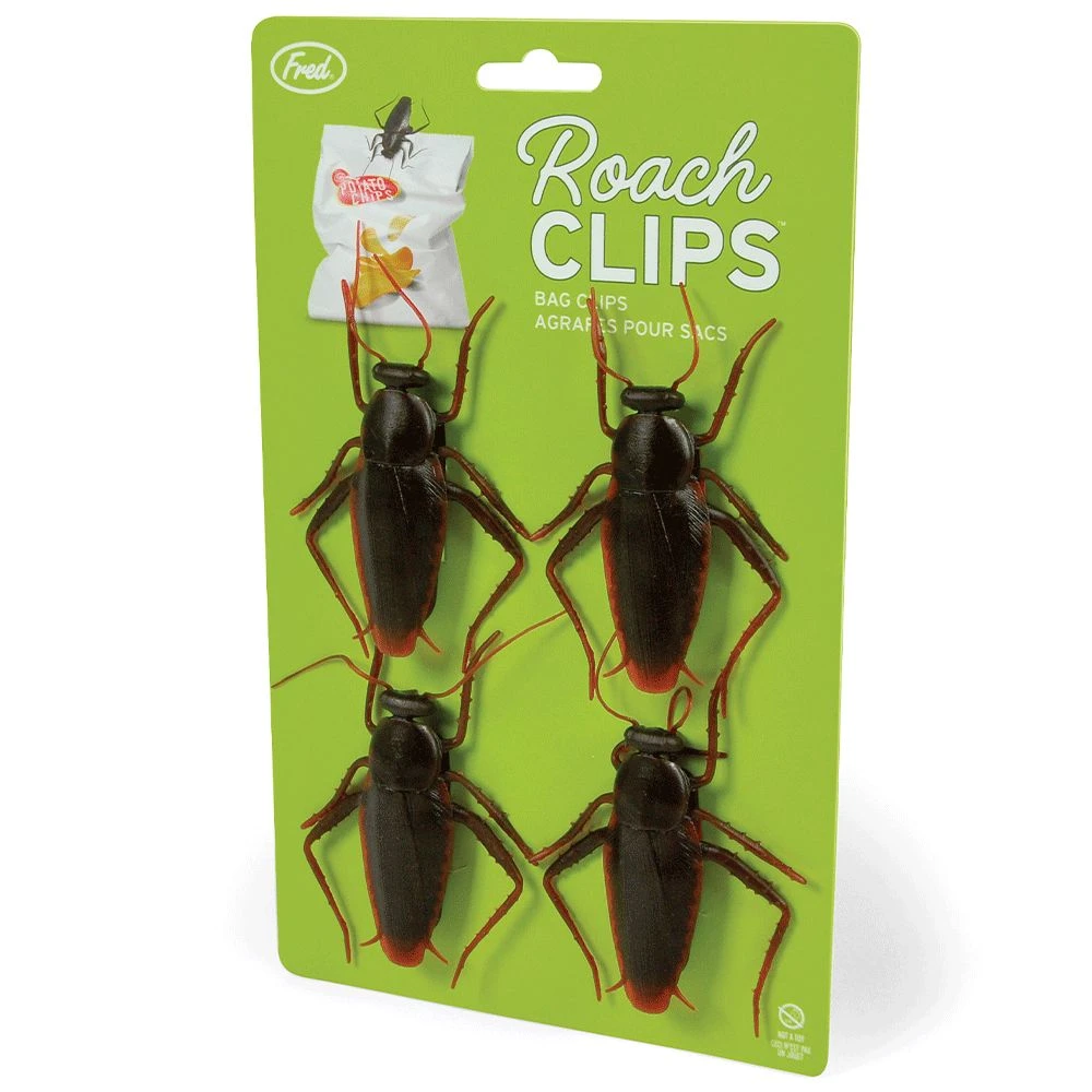 IsAlbi Roach Food Bag Clips | Set Of Four 4 IsAlbi Roach Food Bag Clips | Set Of Four