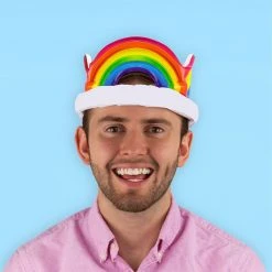 William Valentine Inflatable Rainbow Crown