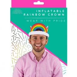 William Valentine Inflatable Rainbow Crown