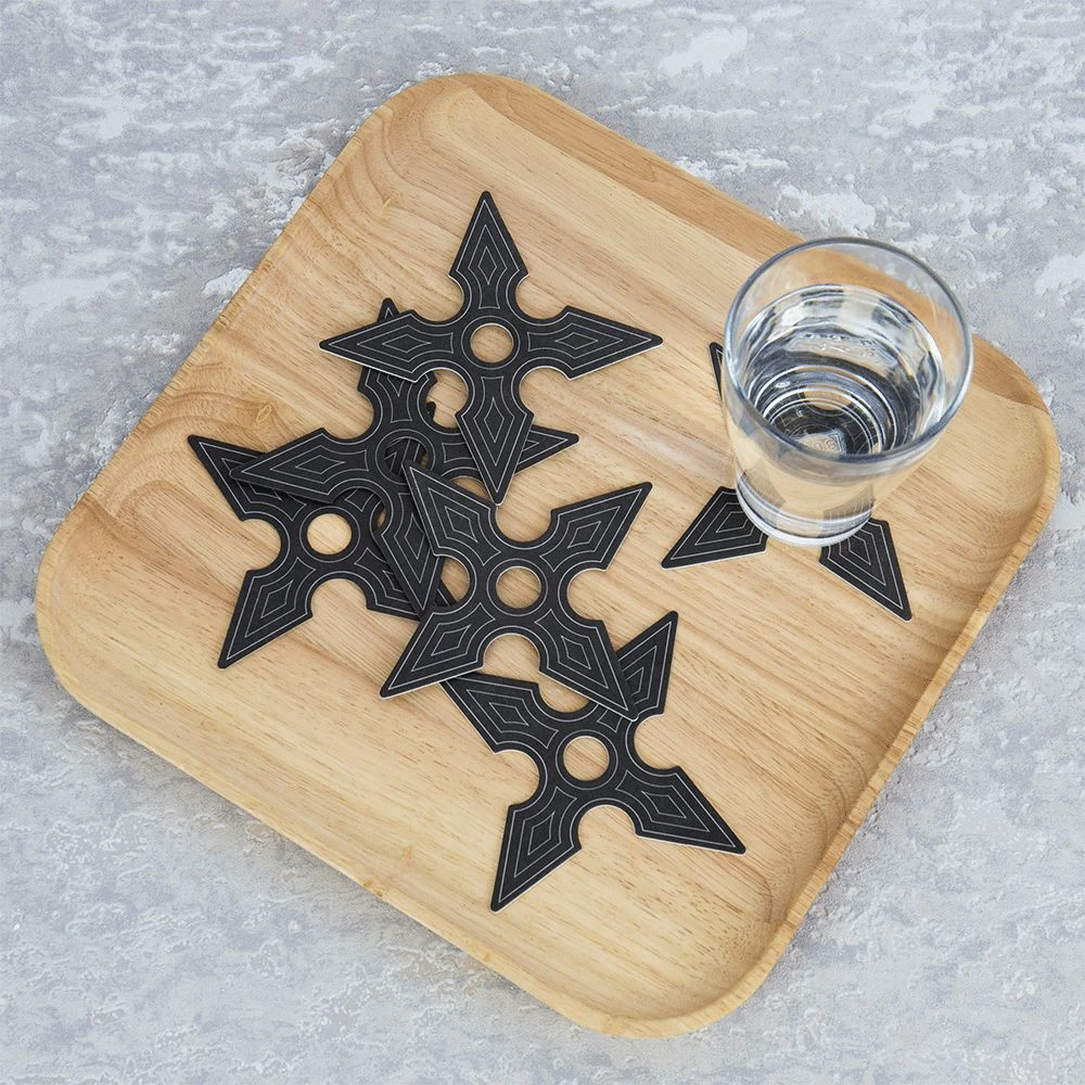 William Valentine Ninja Throwing Star Coasters Set Of 24 Man Cave Gifts 3 William Valentine Ninja Throwing Star Coasters Set Of 24 Man Cave Gifts