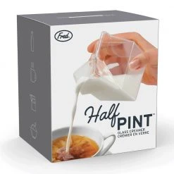 IsAlbi Half Pint - The Mini Glass Carton Creamer Miniature Products