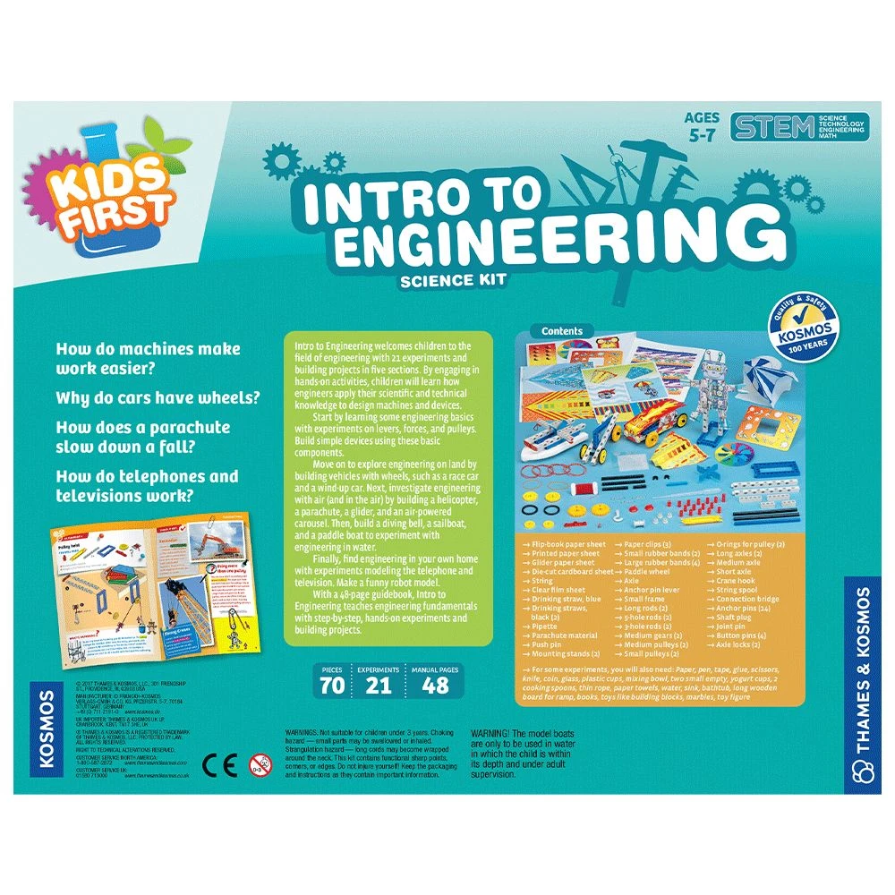 Science & Nature Intro To Engineering Science Kit Gifts For Boys 4 Science & Nature Intro To Engineering Science Kit Gifts For Boys