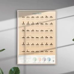 IsAlbi Sports And Outdoors Calm Club Yoga Flow Poster