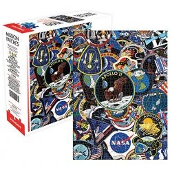 William Valentine NASA Mission Patches 1000pc Puzzle Gifts For Teen Boys