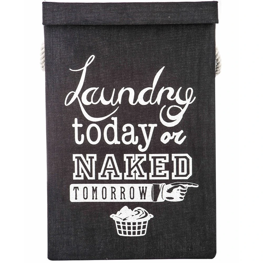IsAlbi Laundry Today Or Naked Tomorrow Hamper Homewares 4 IsAlbi Laundry Today Or Naked Tomorrow Hamper Homewares