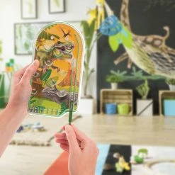 IsAlbi Jurassic Adventure Handheld Pinball Game Gifts For Boys
