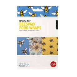 IsAlbi Reusable Beeswax Food Wraps - Set Of 3