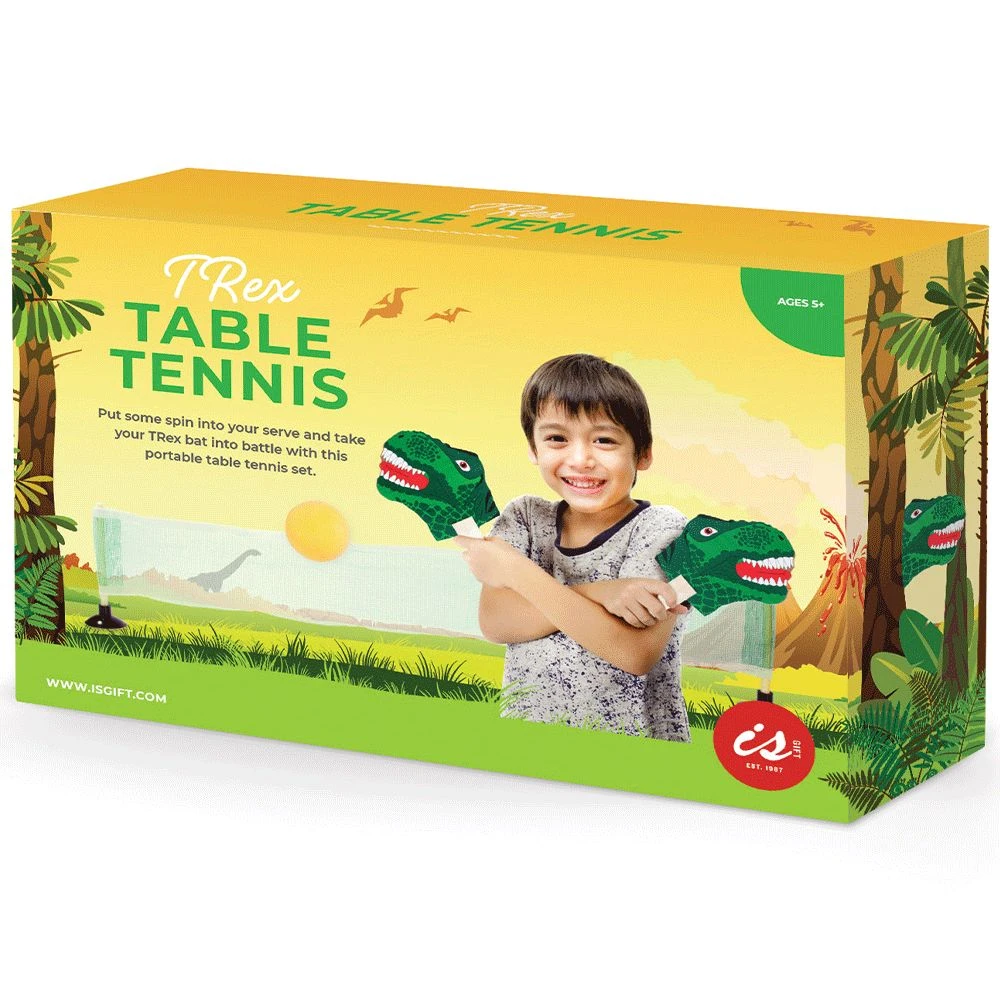 IsAlbi T-Rex Dinosaur Table Tennis Set Gifts For Boys 4 IsAlbi T-Rex Dinosaur Table Tennis Set Gifts For Boys