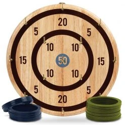 Outliving Wall Mounted Ring Toss Game Man Cave Gifts