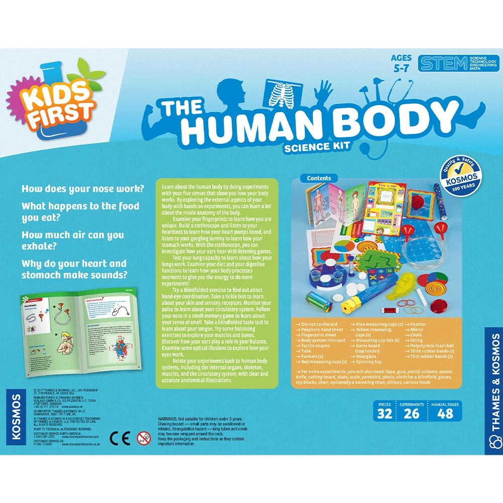 Science & Nature The Human Body Science Kit 4 Science & Nature The Human Body Science Kit