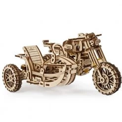 Ugears Mechanical Scrambler UGR-10 Motorbike & Sidecar Model Kit