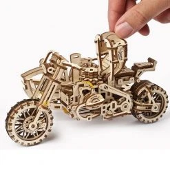 Ugears Mechanical Scrambler UGR-10 Motorbike & Sidecar Model Kit