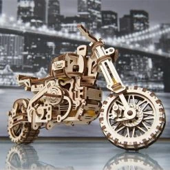 Ugears Mechanical Scrambler UGR-10 Motorbike & Sidecar Model Kit