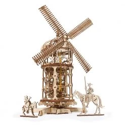 Man Cave Gifts Ugears Mechanical Tower Windmill Model Kit