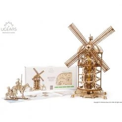 Man Cave Gifts Ugears Mechanical Tower Windmill Model Kit