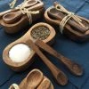 Darlin Foodie Acacia Condiment Set With Mini Spoons
