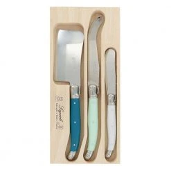 IsAlbi Foodie Laguiole Andre Verdier Debutant Set Of 3 Cheese Knives