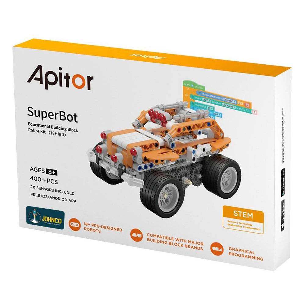 Johnco Apitor SuperBot 18+-in-1 Educational Building Block Robot 6 Johnco Apitor SuperBot 18+-in-1 Educational Building Block Robot