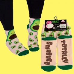 Mdi Foodie Avocado Totally Smashed Socks