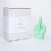 Little Global Naughty Gifts Handmade F*ck You Baby Hand Candle | Green
