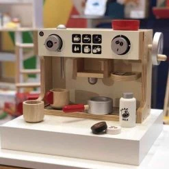Artiwood Wooden Barista Coffee Machine Play Set Gifts For Boys