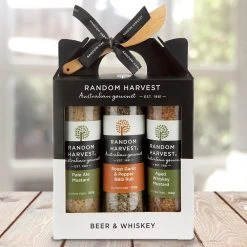 Random Harvest Beer & Whiskey BBQ Condiments Set Beer Gifts