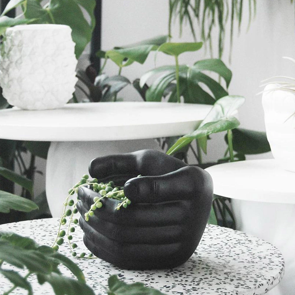 Hand Planter In Black | White Moose Gifts For Grandmas 3 Hand Planter In Black | White Moose Gifts For Grandmas