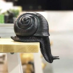 Sports And Outdoors Shelf Snail Decor | White Moose