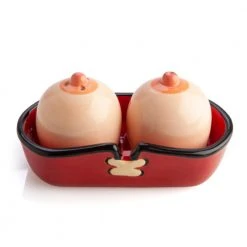 Mdi Man Cave Gifts Boobs Salt & Pepper Shaker Set