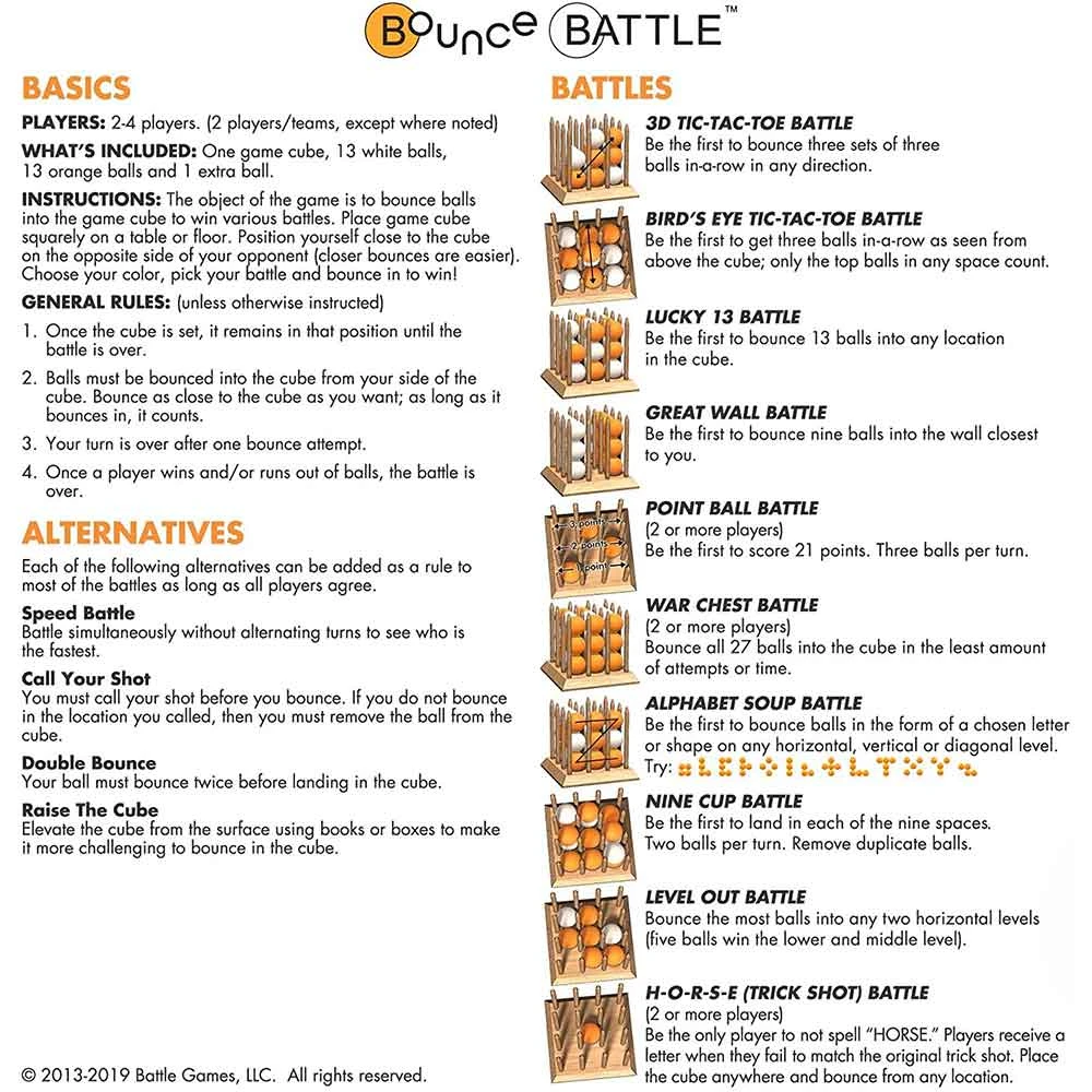 PMG Bounce Battle Game Wood Edition 10 PMG Bounce Battle Game Wood Edition