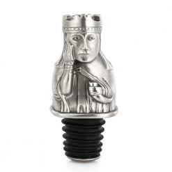 Royal Selangor Lewis Chess Queen Pewter Bottle Stopper Executive Gifts