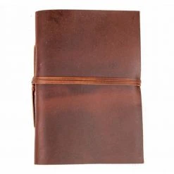 Indepal Office Gifts Brown Leather Traveller Journal