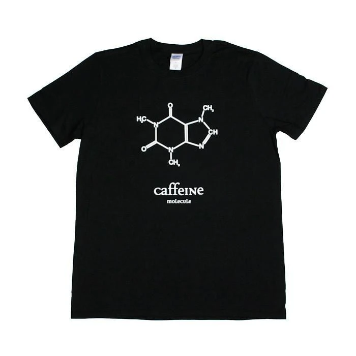 Heebiejeebies Caffeine Molecule T-Shirt 4 Heebiejeebies Caffeine Molecule T-Shirt