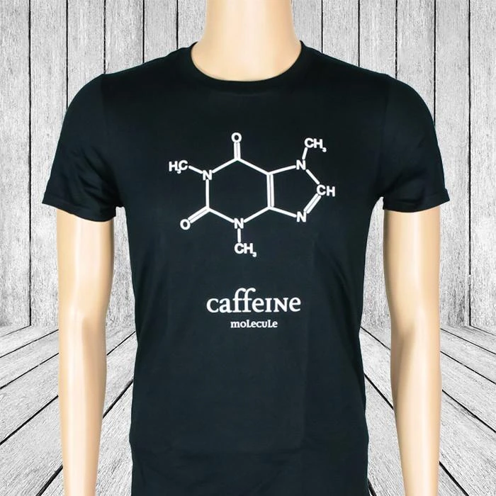 Heebiejeebies Caffeine Molecule T-Shirt 3 Heebiejeebies Caffeine Molecule T-Shirt
