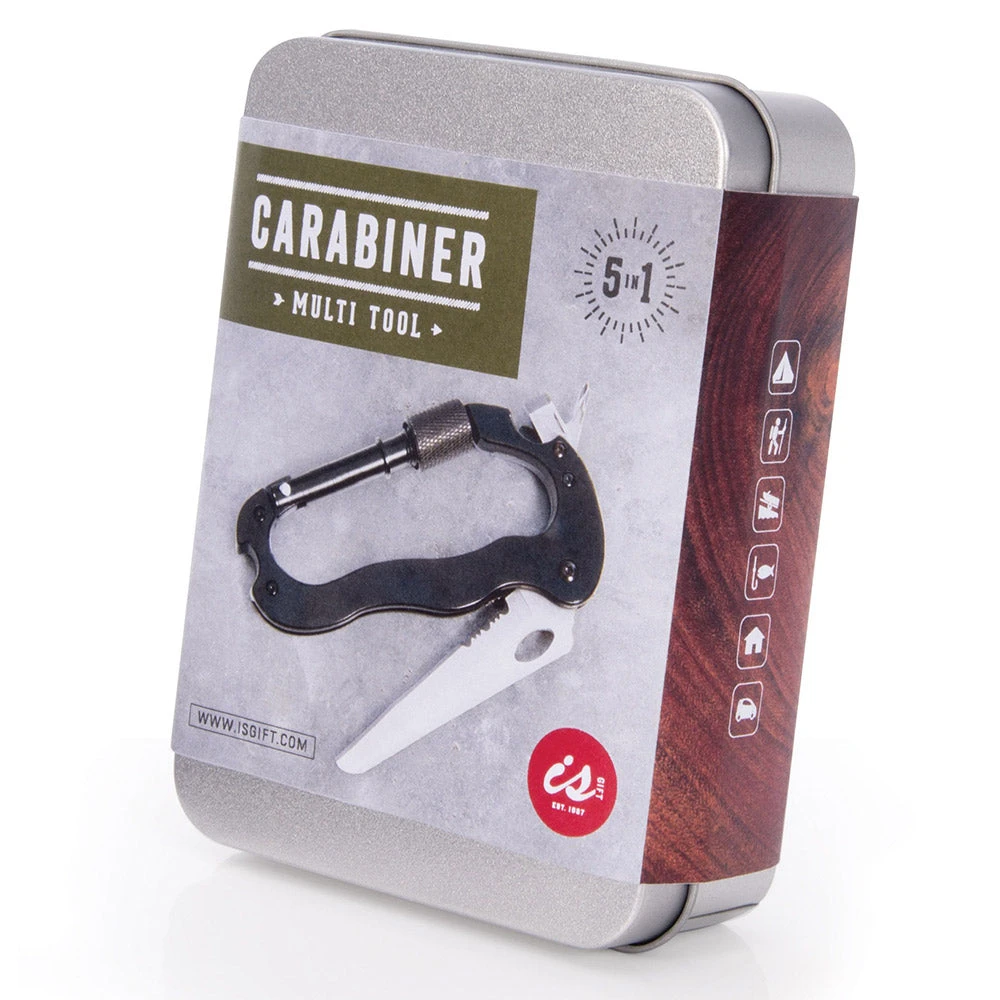 IsAlbi Gadgets For Him Carabiner Multi-Tool In A Tin 5 IsAlbi Gadgets For Him Carabiner Multi-Tool In A Tin