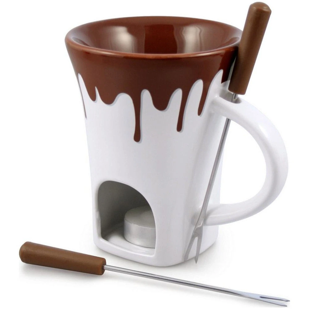 Sheldon & Hammond Mugs 4 Piece Chocolate Fondue Mug Set 4 Sheldon & Hammond Mugs 4 Piece Chocolate Fondue Mug Set