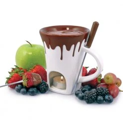 Sheldon & Hammond Mugs 4 Piece Chocolate Fondue Mug Set