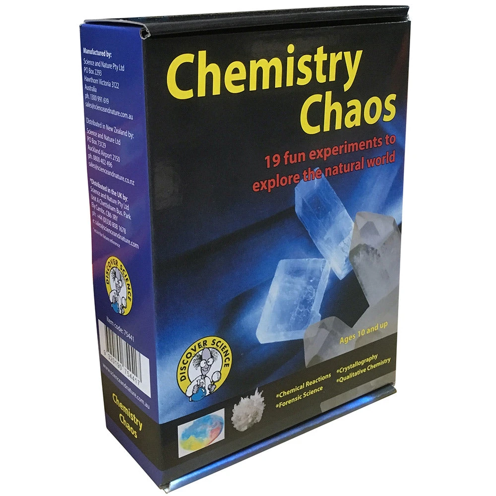 Science & Nature Chemistry Chaos Science Kit | 19 Experiments! 3 Science & Nature Chemistry Chaos Science Kit | 19 Experiments!