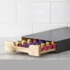 IsAlbi Bamboo Coffee Machine Board With Capsule Drawer