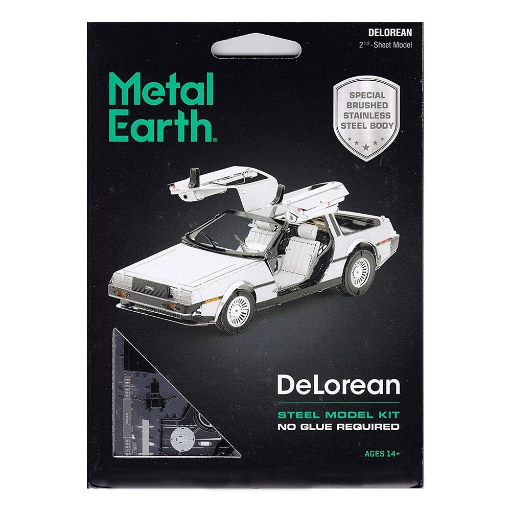 Divisible By Zero Man Cave Gifts DeLorean Model Kit | Metal Earth 4 Divisible By Zero Man Cave Gifts DeLorean Model Kit | Metal Earth